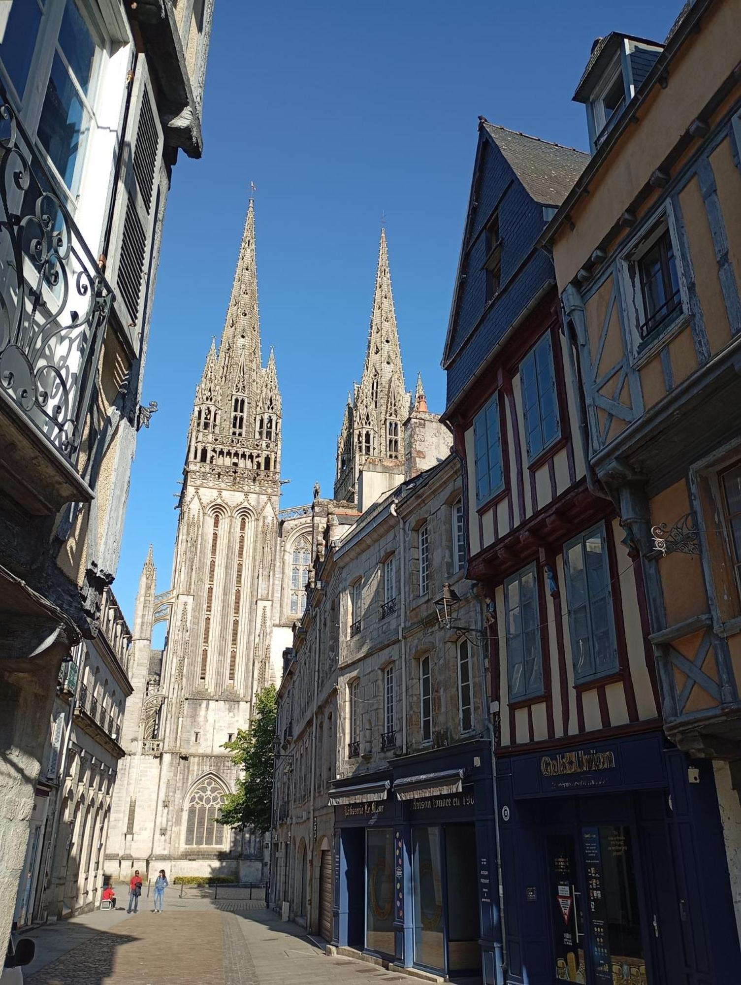 Escapade Romantique Sous Les Toits De Kereon - Centre Historique, Rue Pietonne Quimper Exterior foto